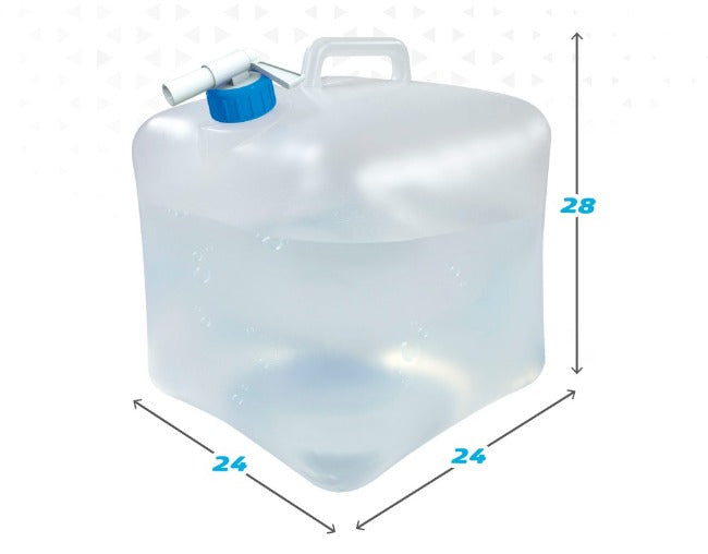 Water bottle Aktive Polyethylene 15 L 24 x 28 x 24 cm (12 Units)-0