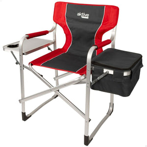 Foldable Camping Chair Aktive Grey Red 61 x 92 x 52 cm (2 Units)-5