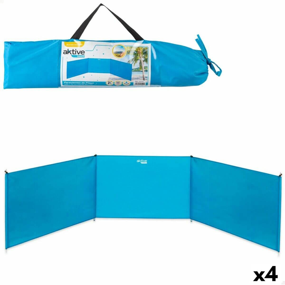 Beach Windscreen Aktive 300 x 84 x 2 cm 300 x 85 x 2 cm-0