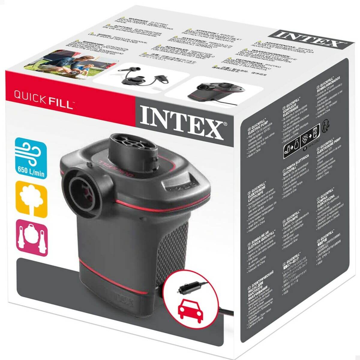 Electric Air Pump Intex Quick FIll 12 V (6 Units)-0