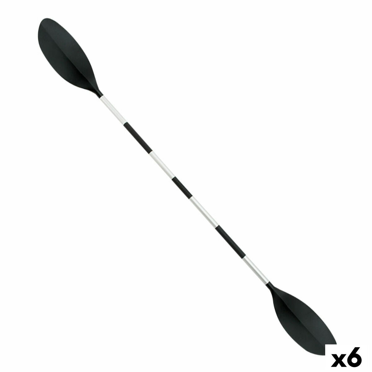 Paddle Intex Kayak paddle in black and silver, 6 piece set for outdoor adventures and camping from revlando.com