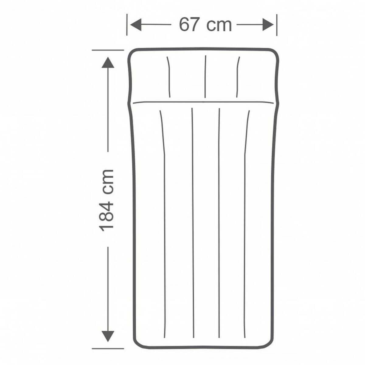Air Bed Intex 67 x 17 x 184 cm (6 Units)-0