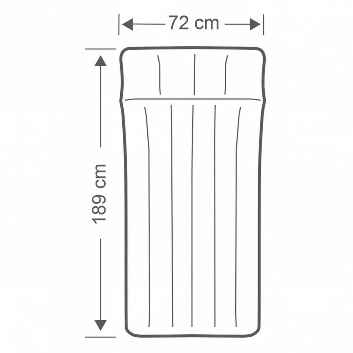 Air Bed Intex 72 x 20 x 189 cm (6 Units)-0