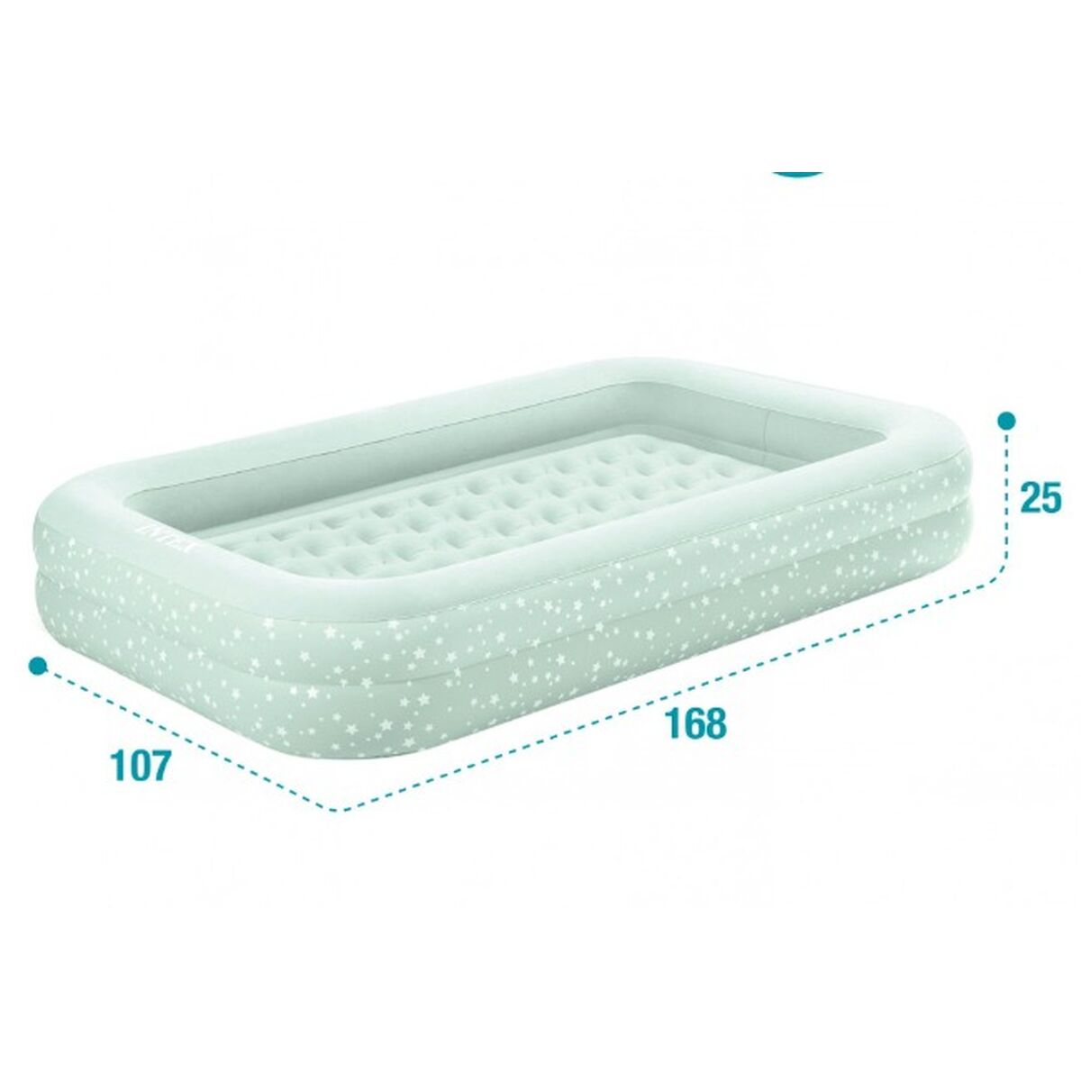 Air Bed Intex Junior 107 x 25 x 168 cm (3 Units)-0