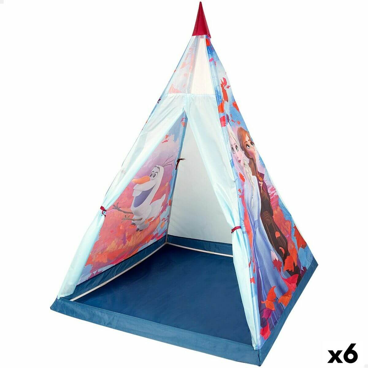 Frozen tent for kids, 100 x 140 x 100 cm, perfect for outdoor adventures, 6 units available at revlando.com.