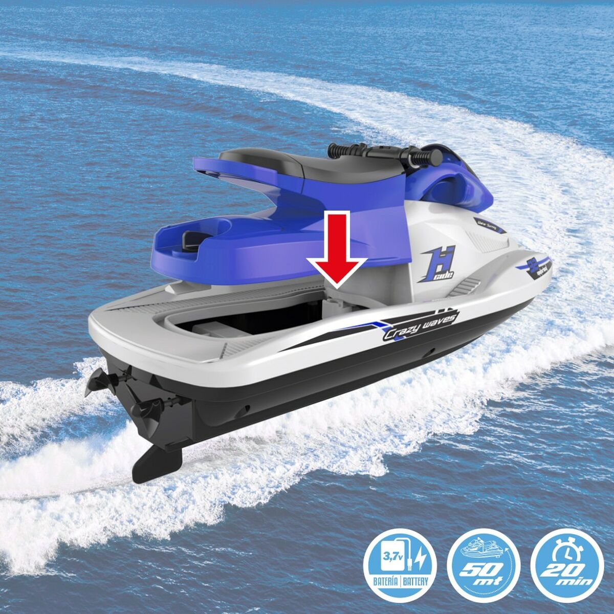 Toy jet ski Colorbaby (2 Units)-4