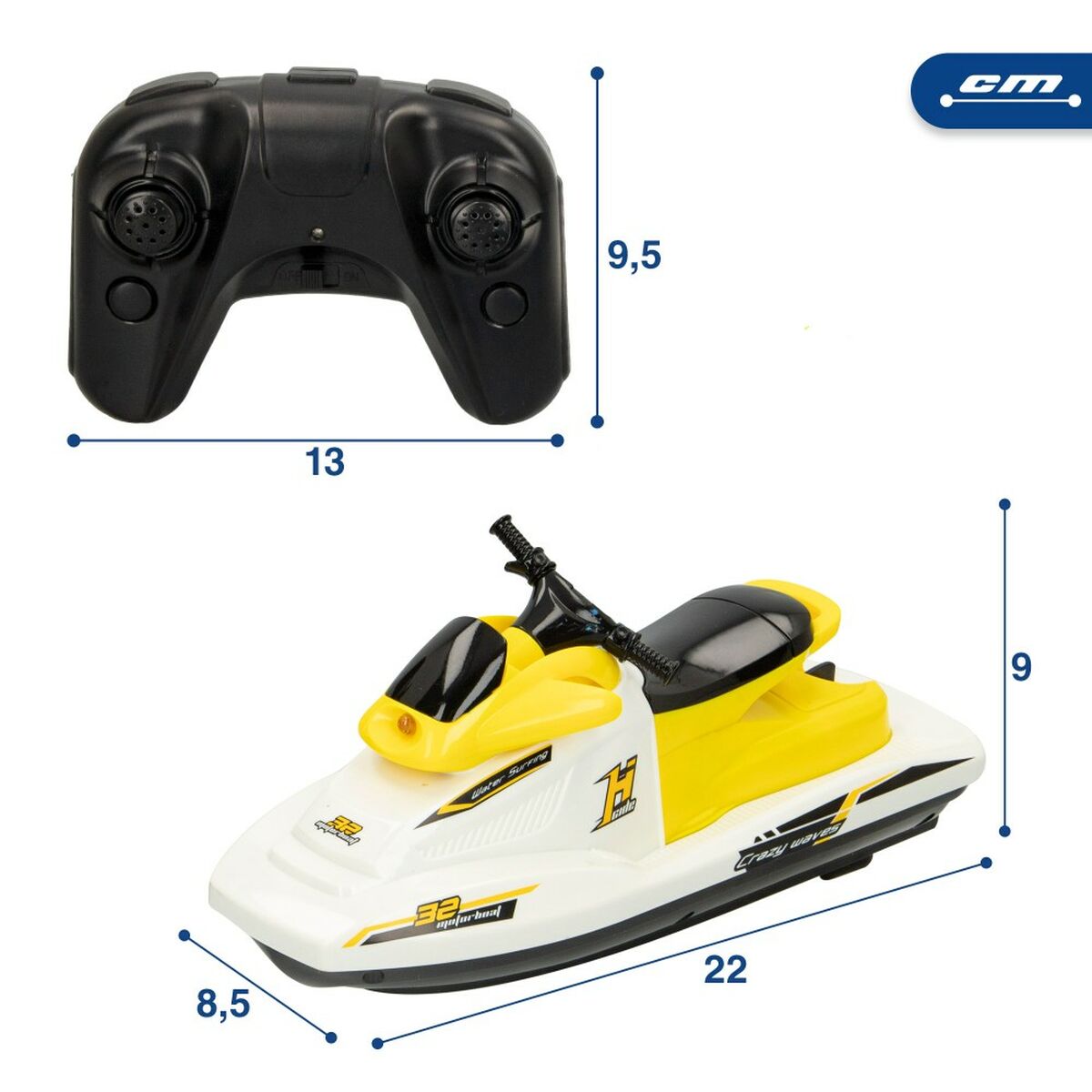 Toy jet ski Colorbaby (2 Units)-3