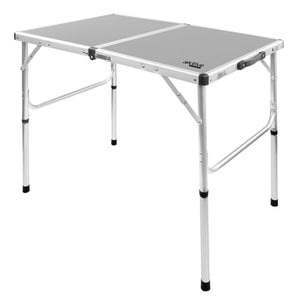 Folding Table Aktive Camping Grey 90 x 70 x 60 cm (2 Units)-6