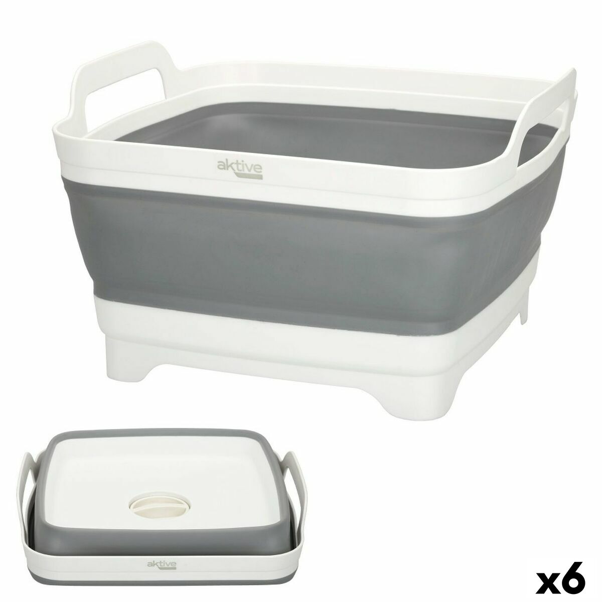 Sink Aktive Foldable 8,5 L Camping 30,5 x 20 x 30 cm 6 Units-0