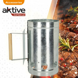 Barbecue Portable Aktive 16 x 27,5 x 16 cm (4 Units)-5