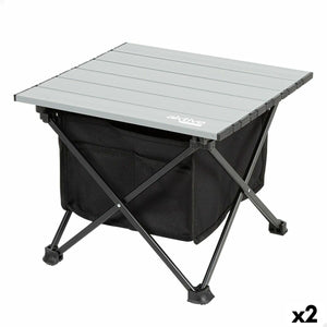 Folding Table Aktive Camping Pocket 38 x 30 x 34 cm (2 Units)-0