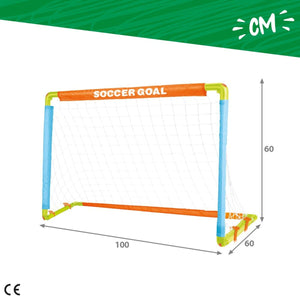 Football Goal Colorbaby 100 x 60 x 60 cm (4 Units)-3