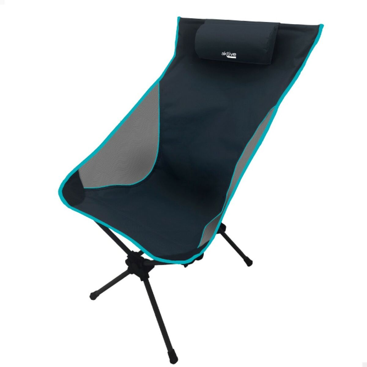 Foldable Camping Chair Aktive 61 x 99 x 55 cm (2 Units)-0