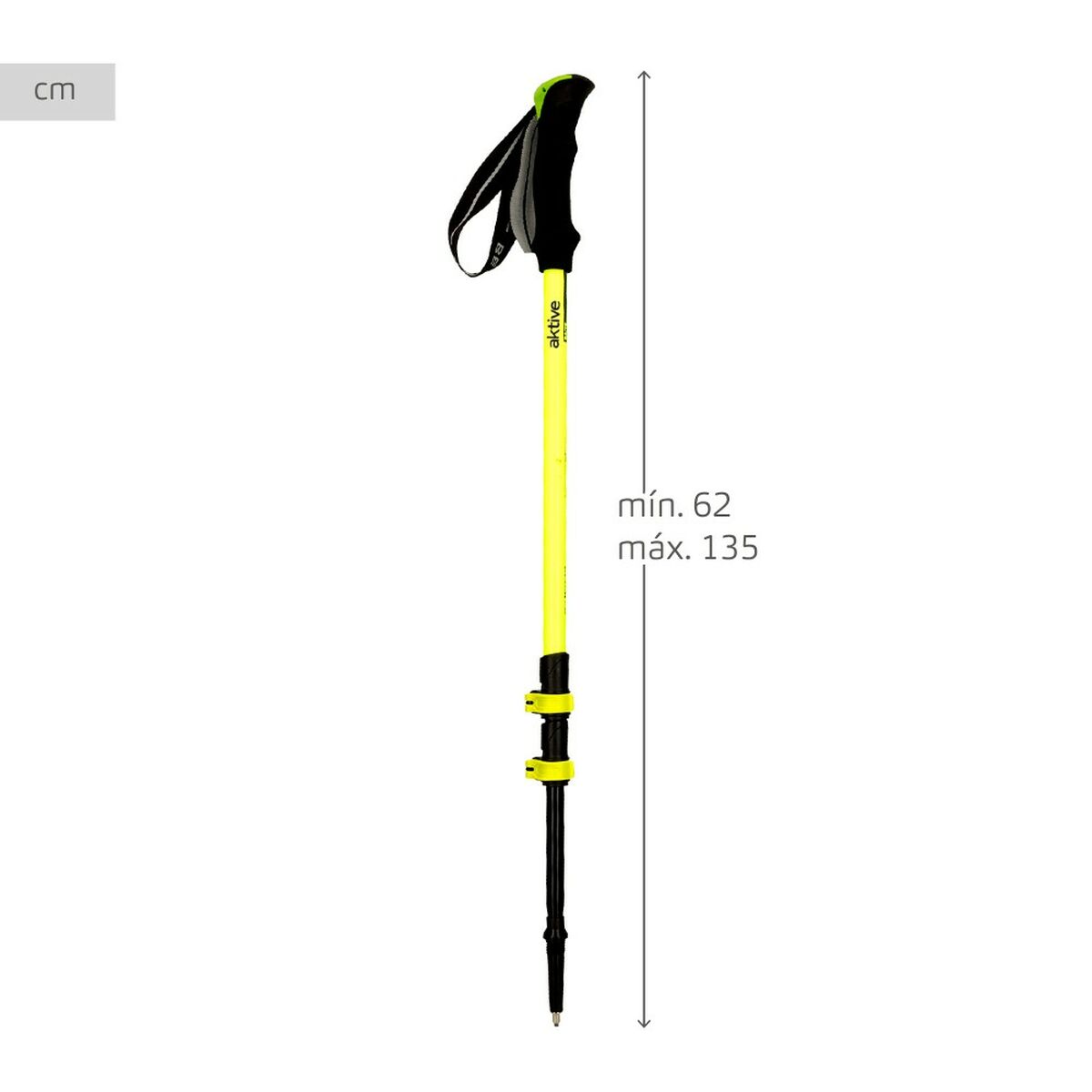 Trekking Stick Aktive 5 x 135 x 4 cm (6 Units)-3