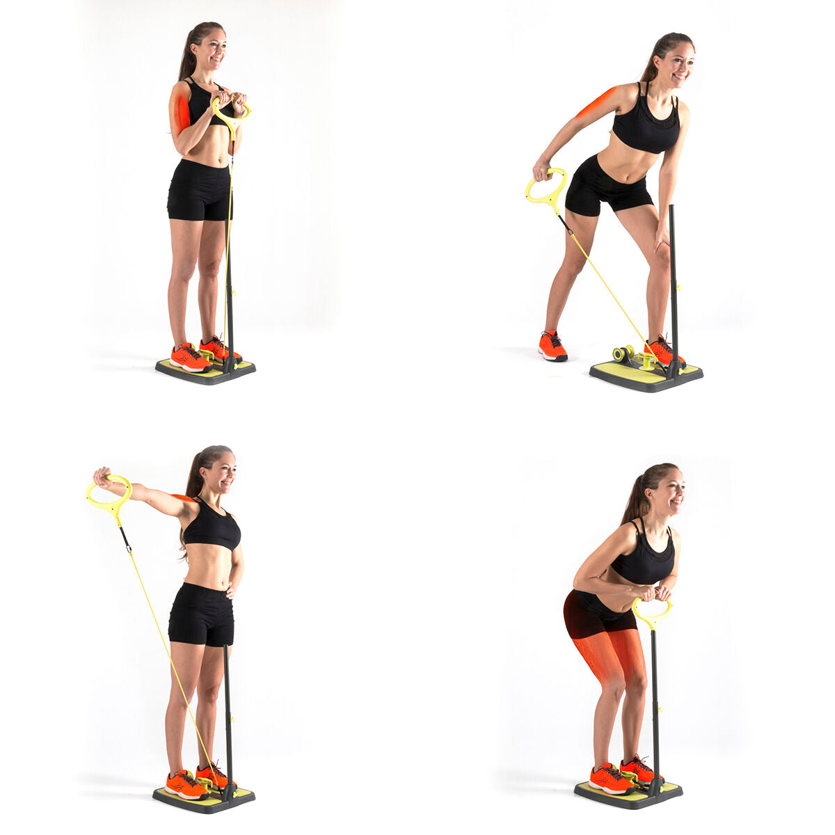 Buttocks & Legs Fitness Platform with Exercise Guide InnovaGoods-5