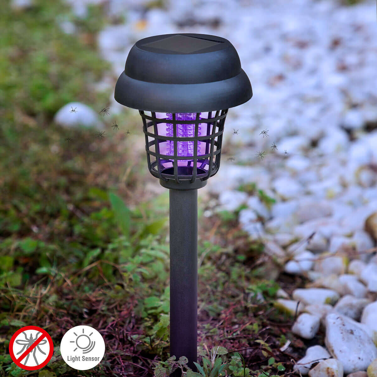 Mosquito-killing Solar Garden Lamp Garlam InnovaGoods-10