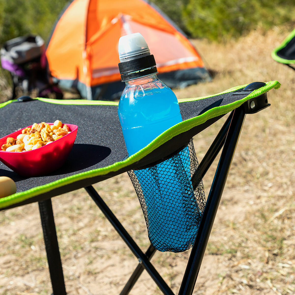 Folding Textile Camping Table with Cover Cafolby InnovaGoods-11