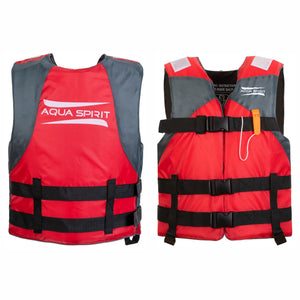 Aqua Spirit Life Jacket Lightweight & Comfortable For Watersport Activities like Paddle Boarding, Kayaking, Sailing and many more, Quick Release Clasp, CE Approved, 50N Buoyancy