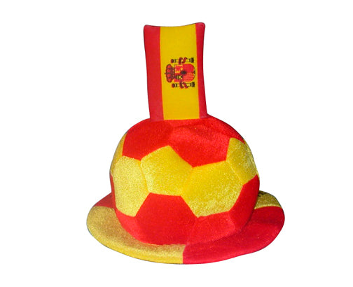 Football Hat with Spanish Flag Embellishment-2