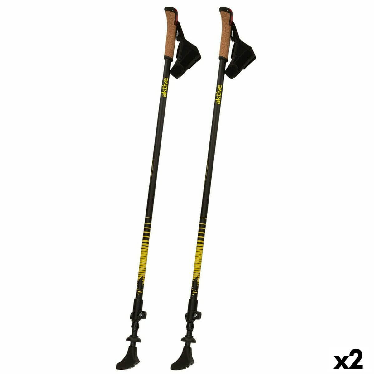 Trekking Stick Aktive 4,5 x 135 x 3 cm (2 Units)-0