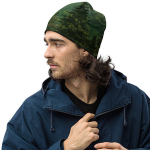 All-Over Print Beanie Forest Free4life Brown/Green